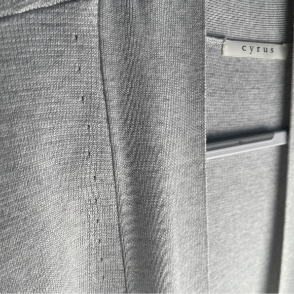 🩶 Cyrus Knit Tie-Front Cardigan with Shawl Collar 🩶 - Picture 4 of 7